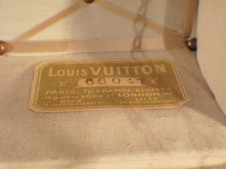   Louis Vuitton Striped Gentlemen's Trunk & Armoire ca. 1880  For Sale 1