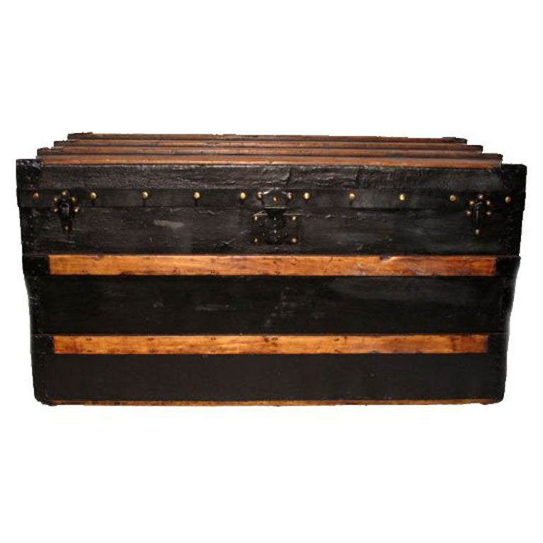 Louis Vuitton Trianon Steamer Trunk with Tray For Sale