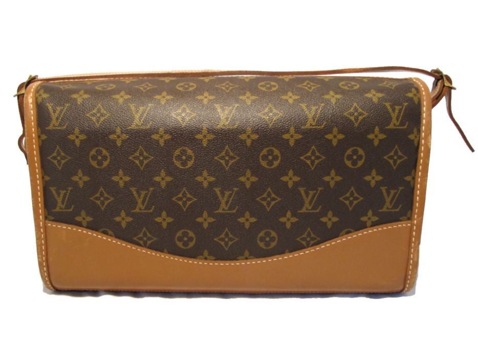 French Louis Vuitton Shoulder Strap Cosmetic Case For Sale