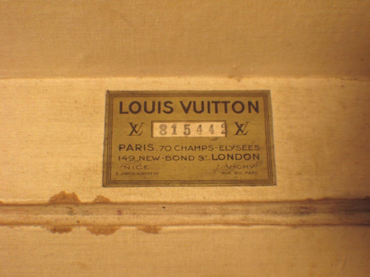 Louis Vuitton Set of 3 Bisten Suitcases ca. 1930s 5