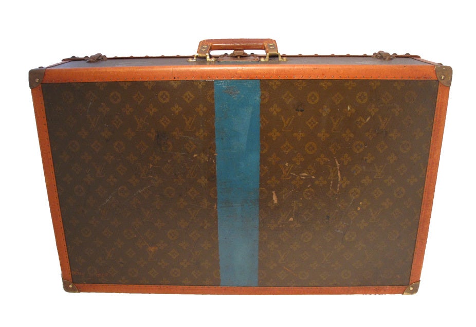 Mid-20th Century Louis Vuitton Set of 3 Bisten Suitcases ca. 1930s