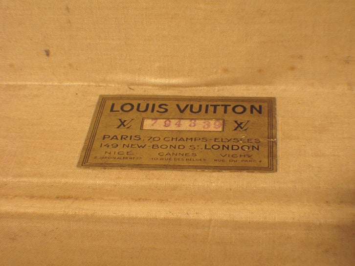 Louis Vuitton Set of 3 Bisten Suitcases ca. 1930s 1
