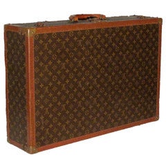 Louis Vuitton Bisten Suitcase ca. 1960s-Rare Size