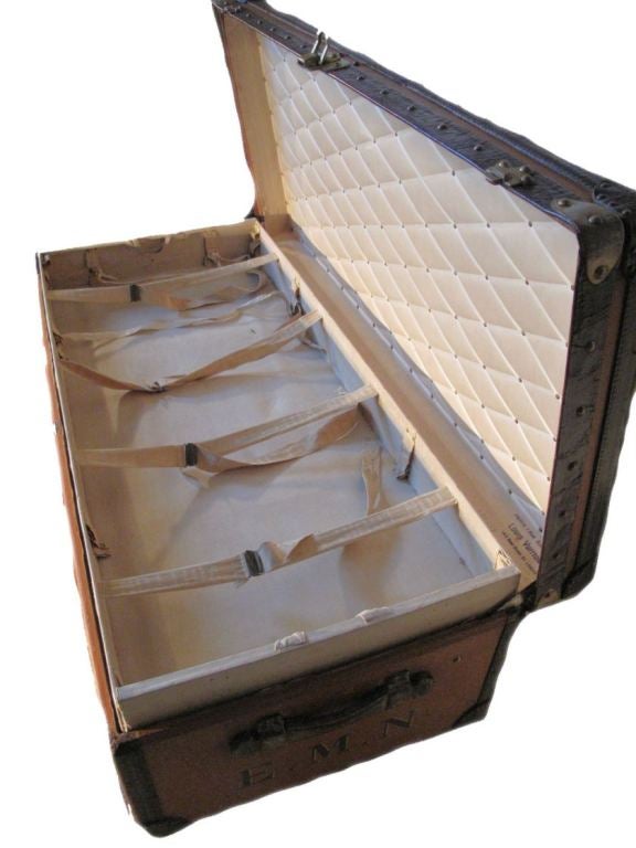 Brass Louis Vuitton Vuittonite Cabin Trunk For Sale