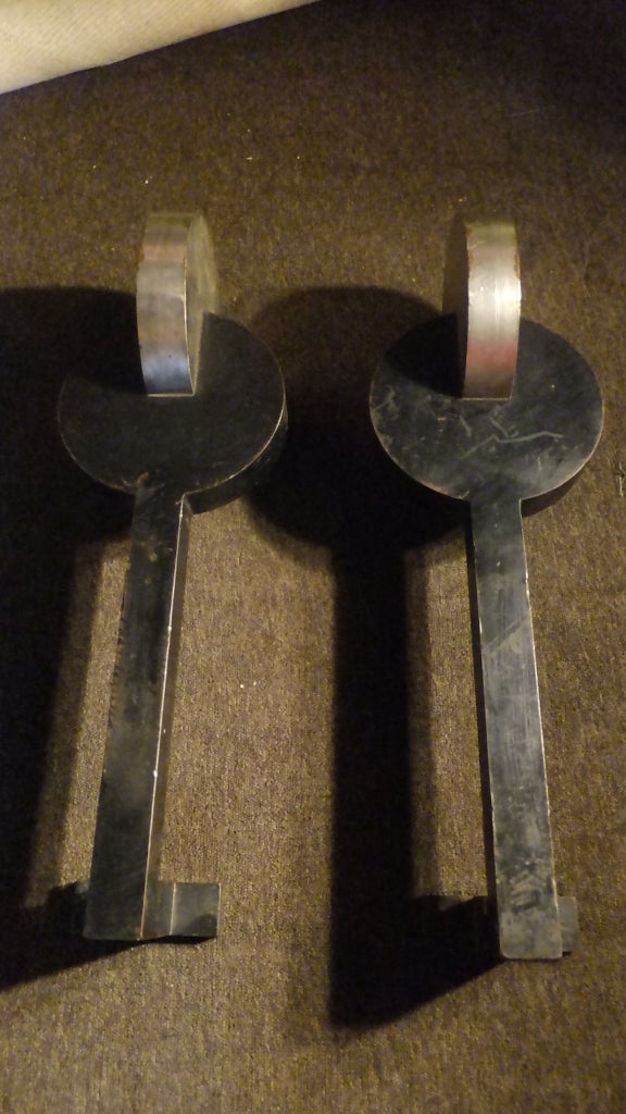 Pair of Chenets, Robert Mallet-Stevens.