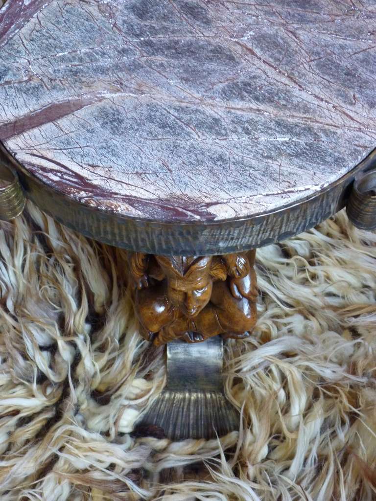 Pair Of Belgian 1960s Gothic Revival Coffee Tables 2