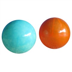 Belgian 1970's Resin Lamps