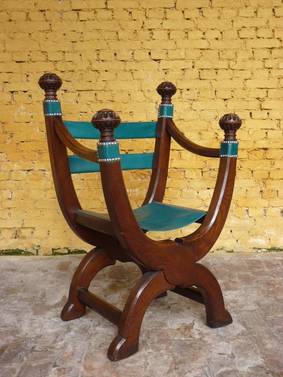 Italian 1900 dagobert chair