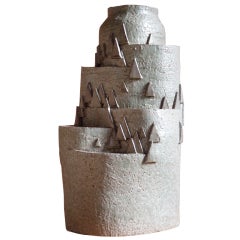 A Belgian 1970's ceramic vase