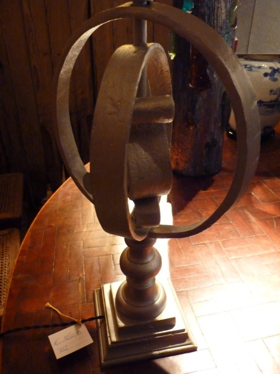 Silver Colored Metal French 1960s Lamp