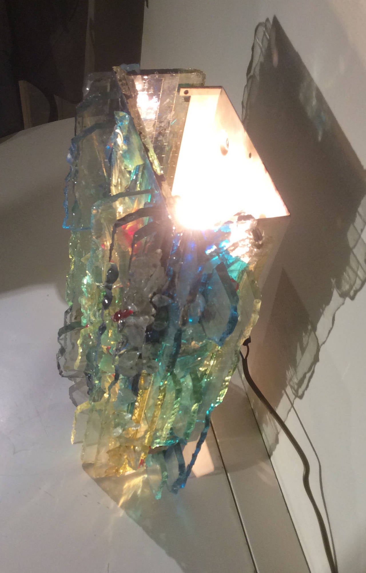 Three Wall Lights in Glass by Raak Amsterdam, 
