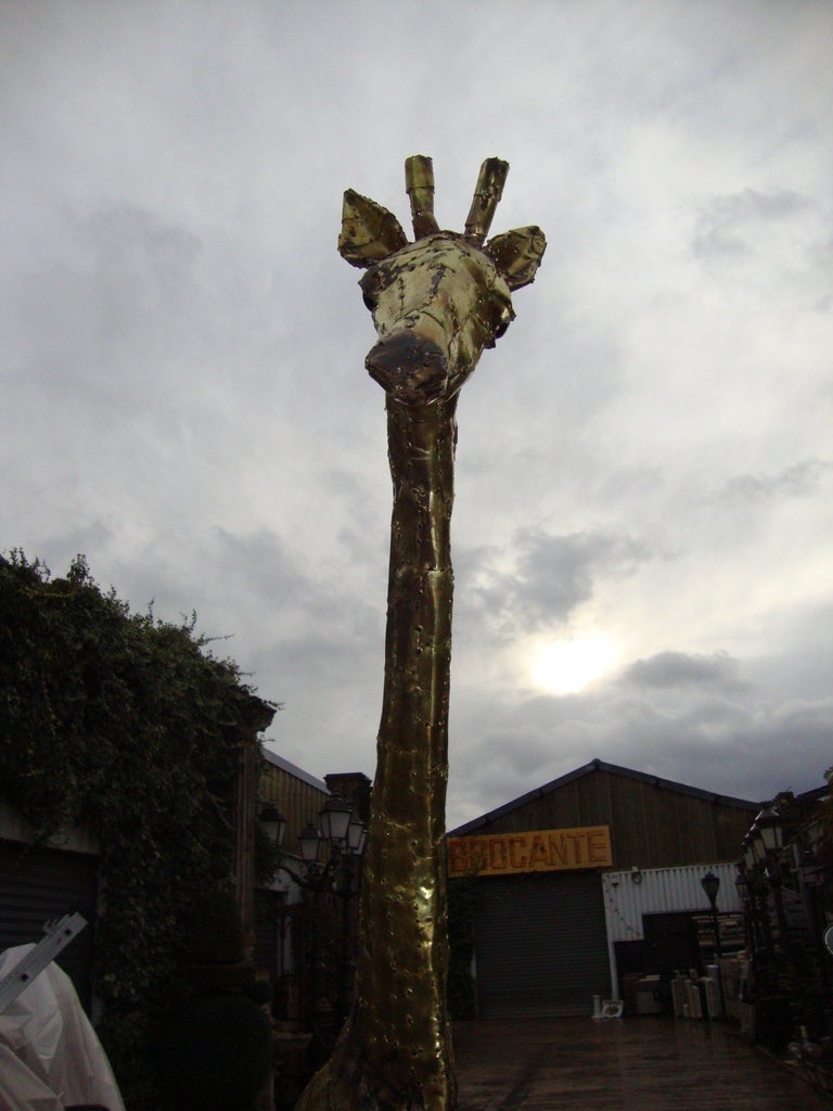 Late 20th Century Giraffe Sculpture