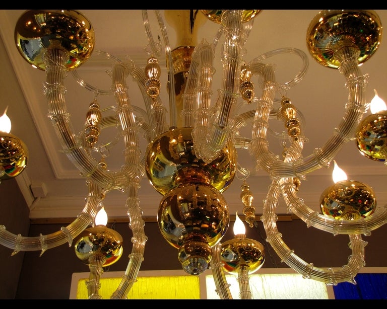 Large Beautiful Murano Chandelier For Sale 3
