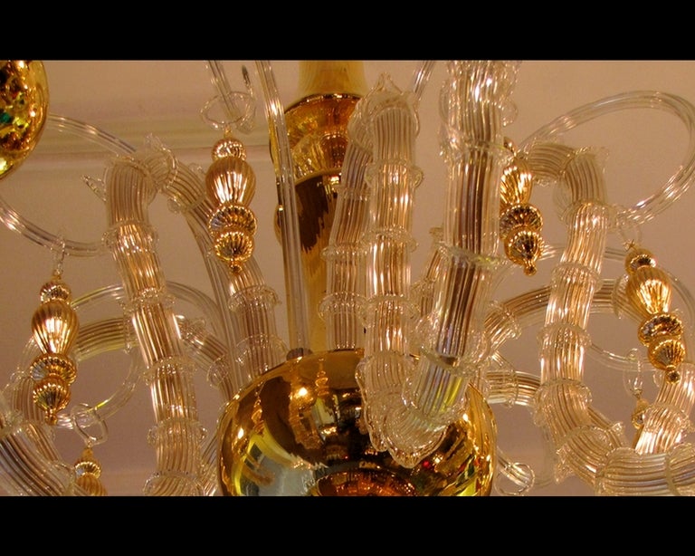 Large Beautiful Murano Chandelier For Sale 1
