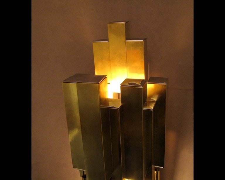 Late 20th Century A Pair Of 1970s' Wall Lights By Lumeco, Barcelona. Spain For Sale