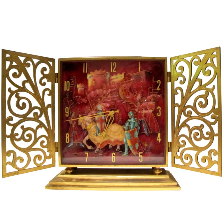 1960's Boudoir clock by Imhof at 1stDibs imhof clock catalog