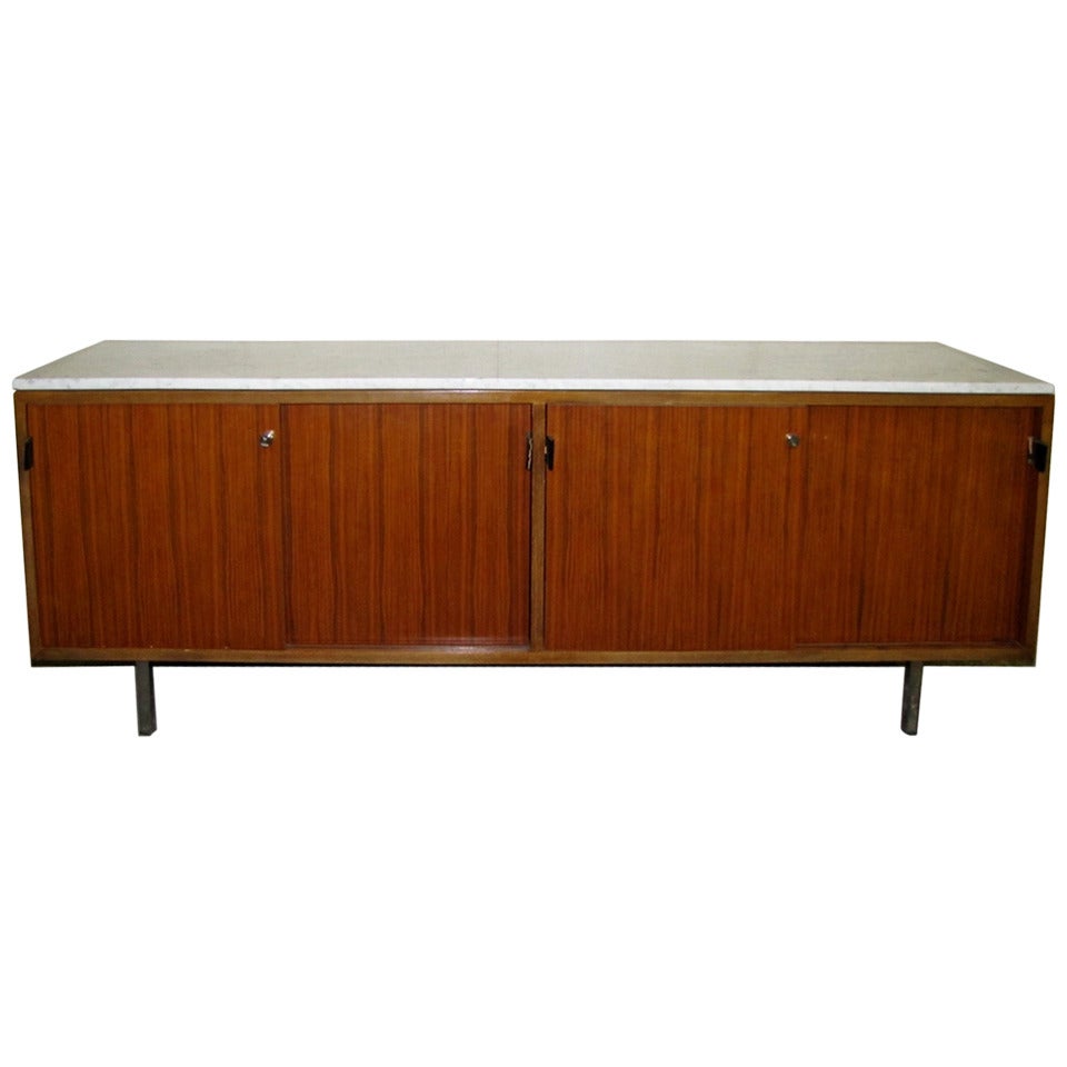 Florence Knoll Credenza With Four Sliding Doors