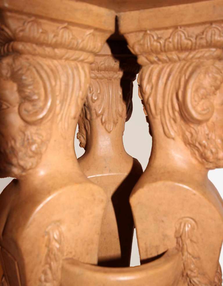 Beautiful and Rare Terracotta Jardiniere circa 1880-1900 In Excellent Condition For Sale In Paris, FR