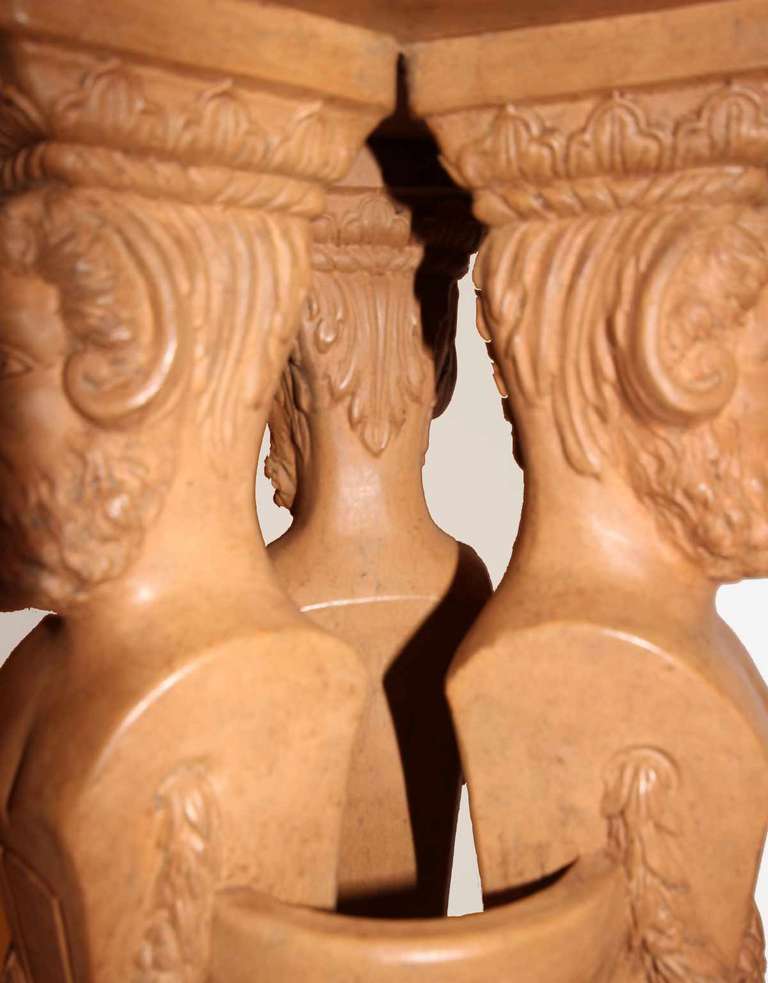 Bellissimo e raro Jardiniere in terracotta del 1880-1900 circa In condizioni ottime in vendita a Paris, FR