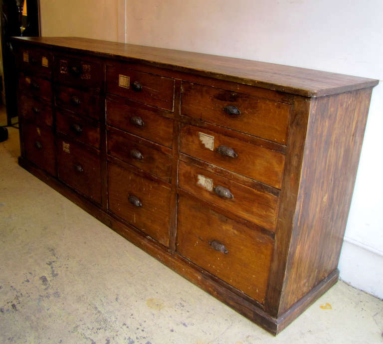 Two Drawer Units from Seed Shop, Circa 1900 In Excellent Condition In Paris, FR