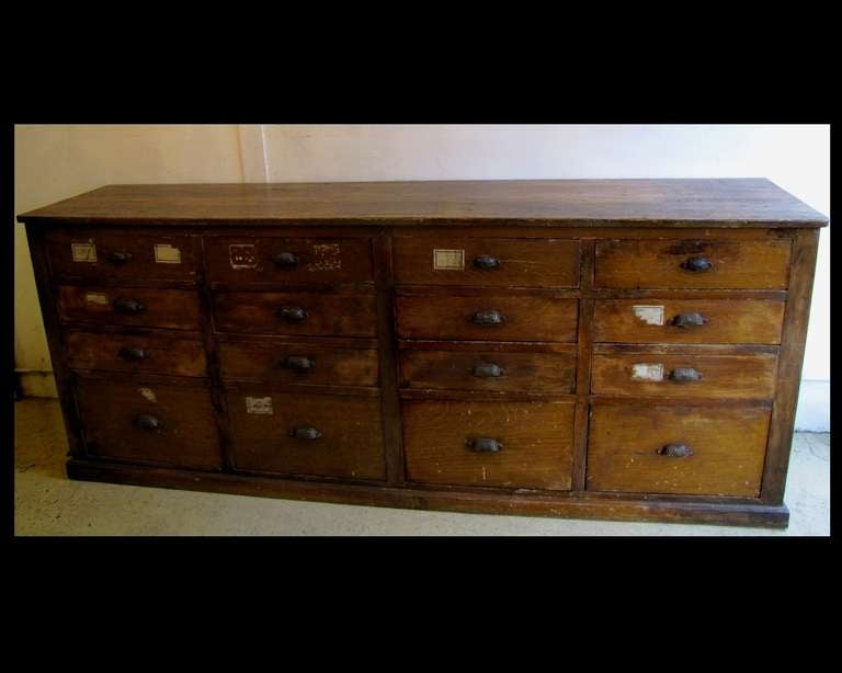 20th Century Two Drawer Units from Seed Shop, Circa 1900