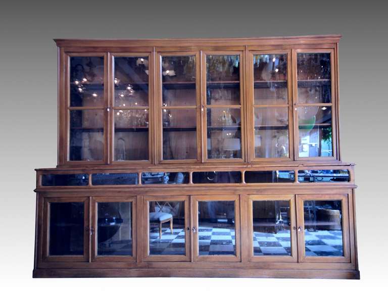 Two Rare 1900's Pharmacy Display Cases. 1