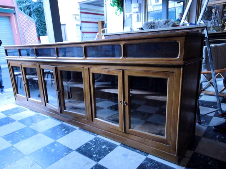 French Two Rare 1900's Pharmacy Display Cases.