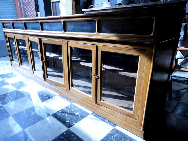 Two Rare 1900's Pharmacy Display Cases. In Excellent Condition In Paris, FR