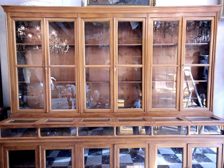 19th Century Two Rare 1900's Pharmacy Display Cases.