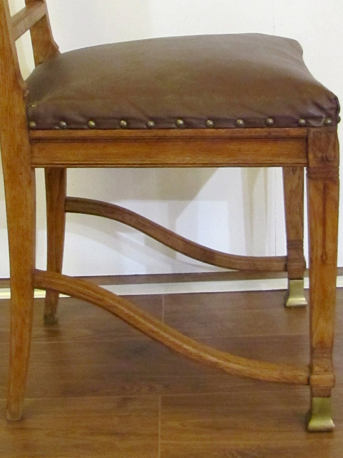 Rare Set of a Table with Four Extensions and 12 Chairs, Art and Craft Period 3