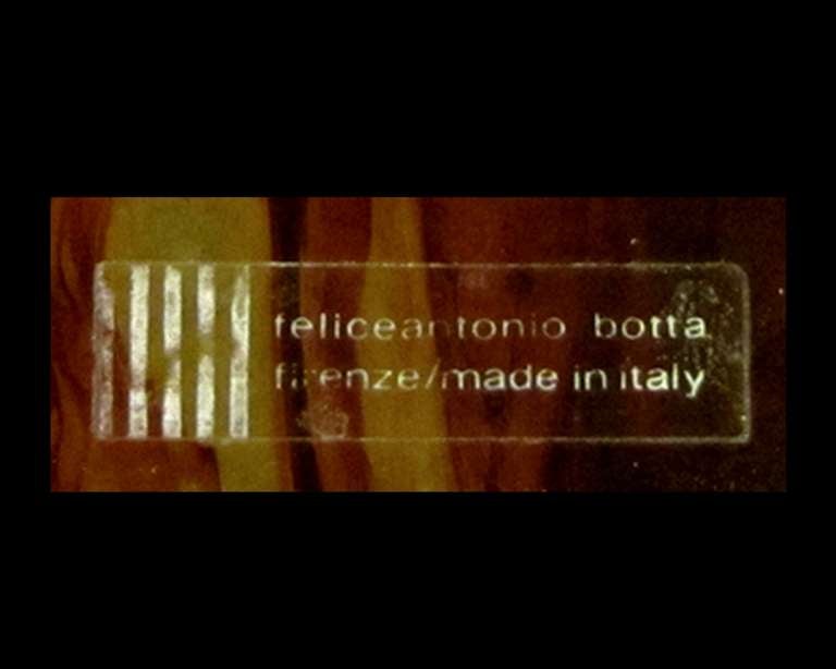 1970's Folding Side Table By Felice Antiono Botta In Firenze 3