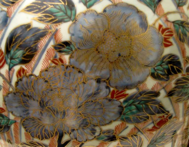 Imari Vase Mounted In Lamp For Sale 3