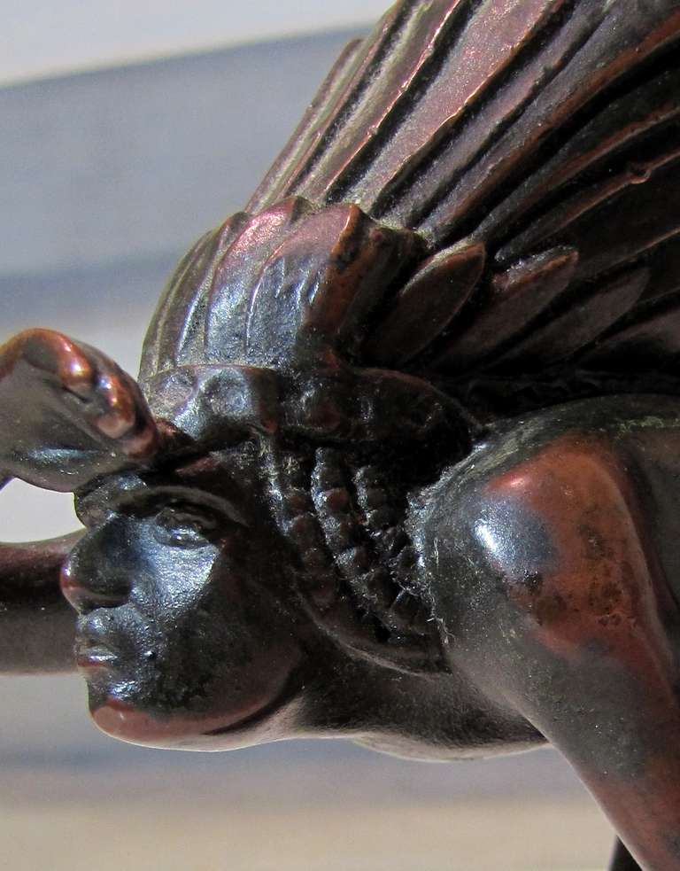 Car Radiator Mascot In Bronze 