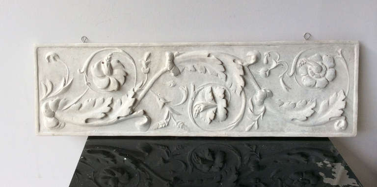 Model for frise in plaster, France end of XIXth century