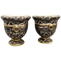 Pair of Cache Pots by Christian Dior, circa 1980 10