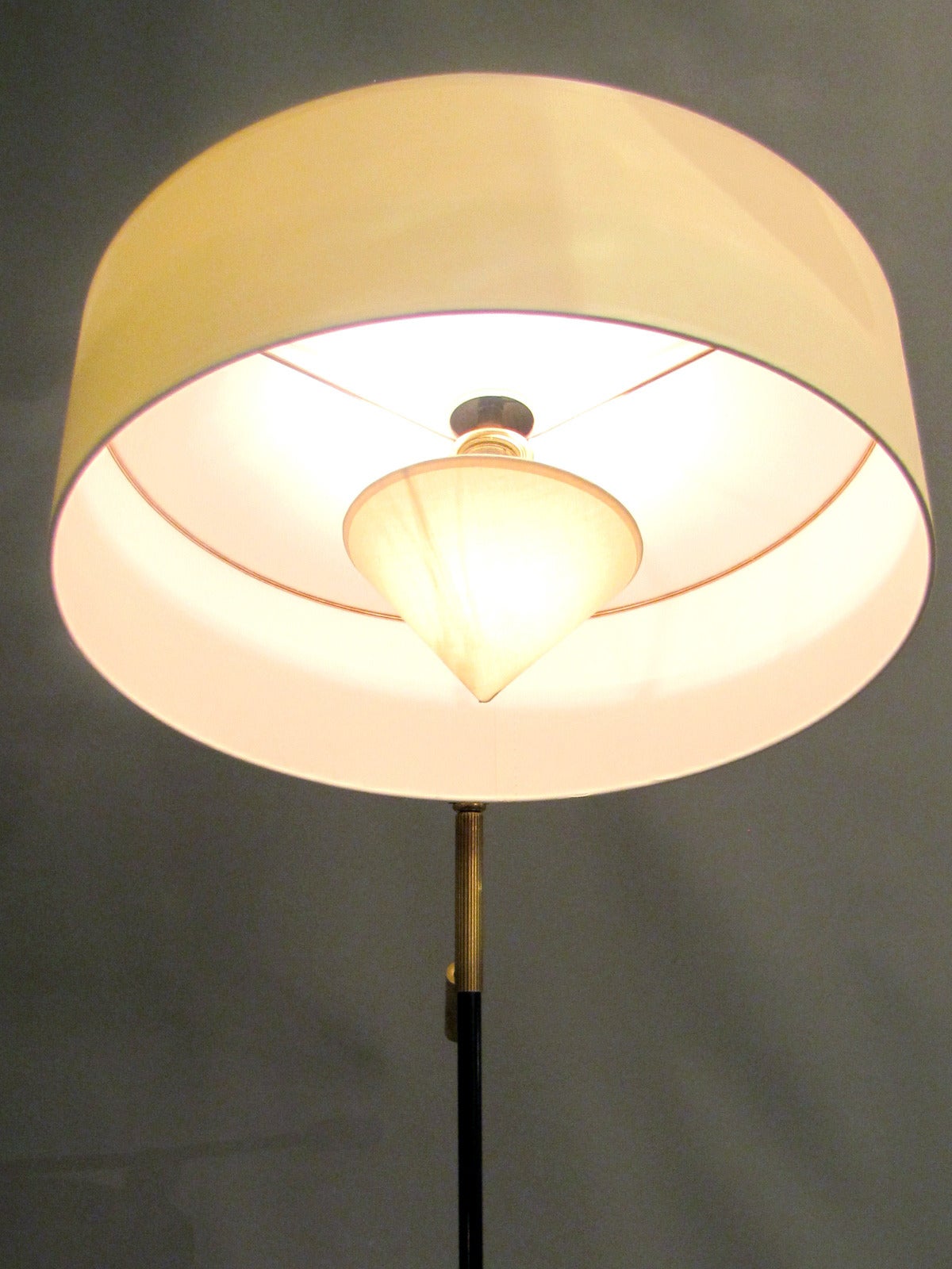 French 1950s Adjustable Floor Lamp by Arlus