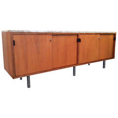 Original 1960's Florence Knoll credenza in American cherry