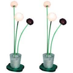 Two Table Lamps "Un monde à l'endroit" by Laurent Beyne 11