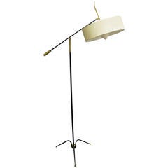 1950s Adjustable Floor Lamp by Arlus