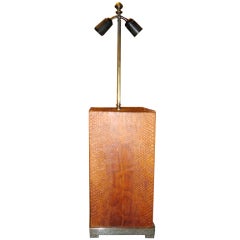 1970s Python and Chrome Lamp