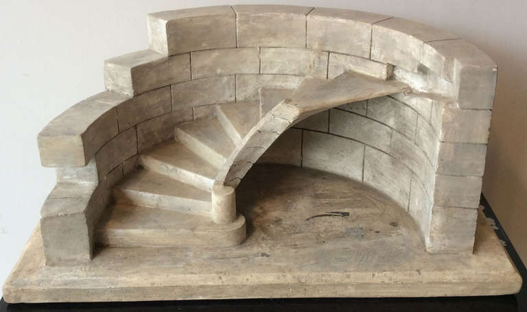 French Staircase Model in Plaster