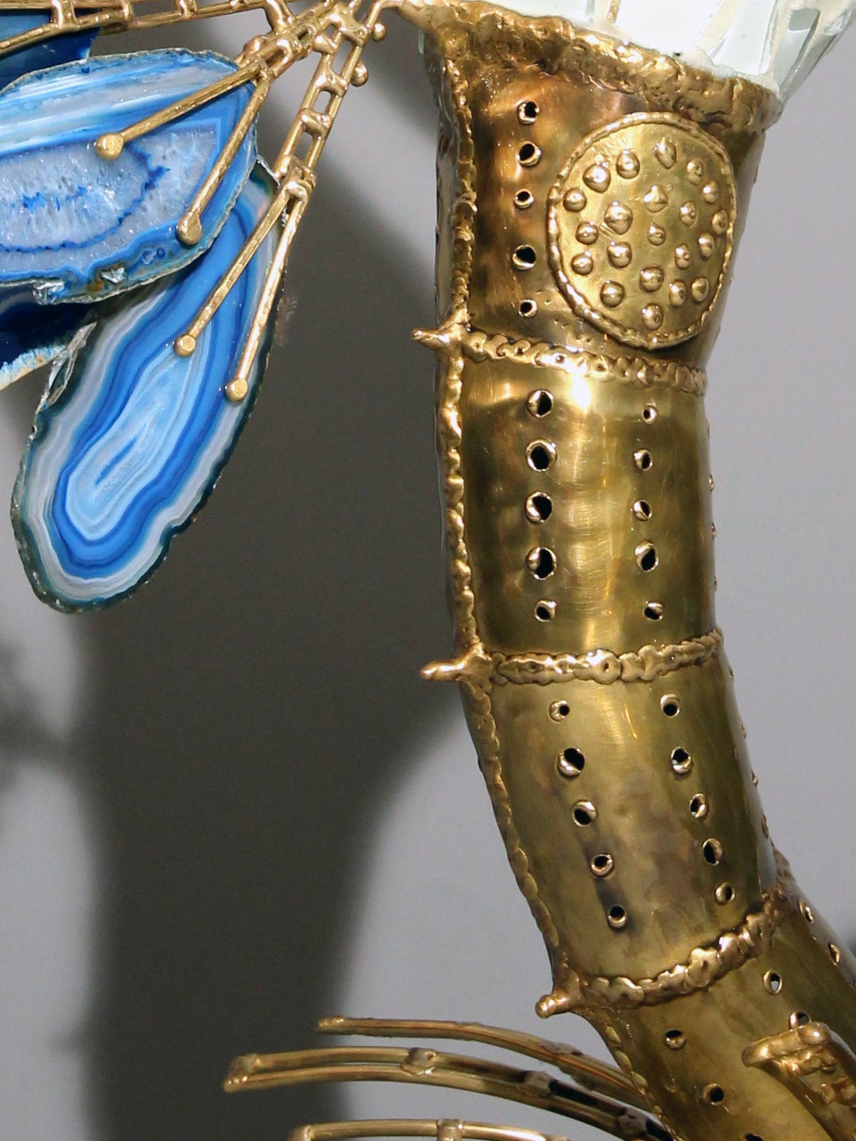 Illuminated Seahorse Sculpture by Richard Faure 1