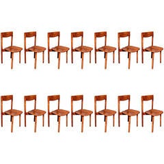 Pierre Gautier Delaye, set of fourteen chairs, France circa 1960 3