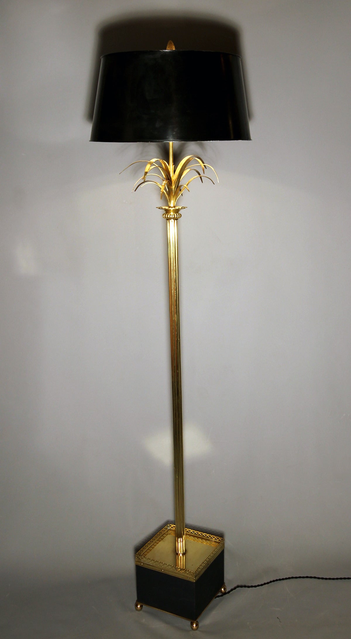 1970s Floor Lamp in the Taste of Maison Charles For Sale 3