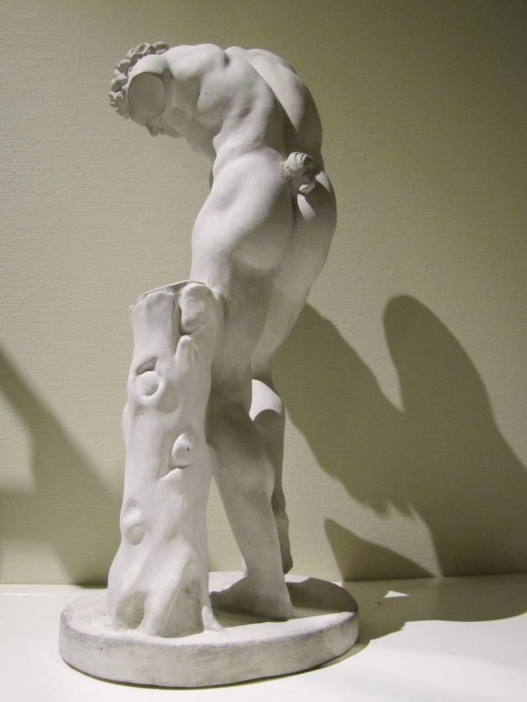 Study Of Faun in Plaster In Excellent Condition In Paris, FR
