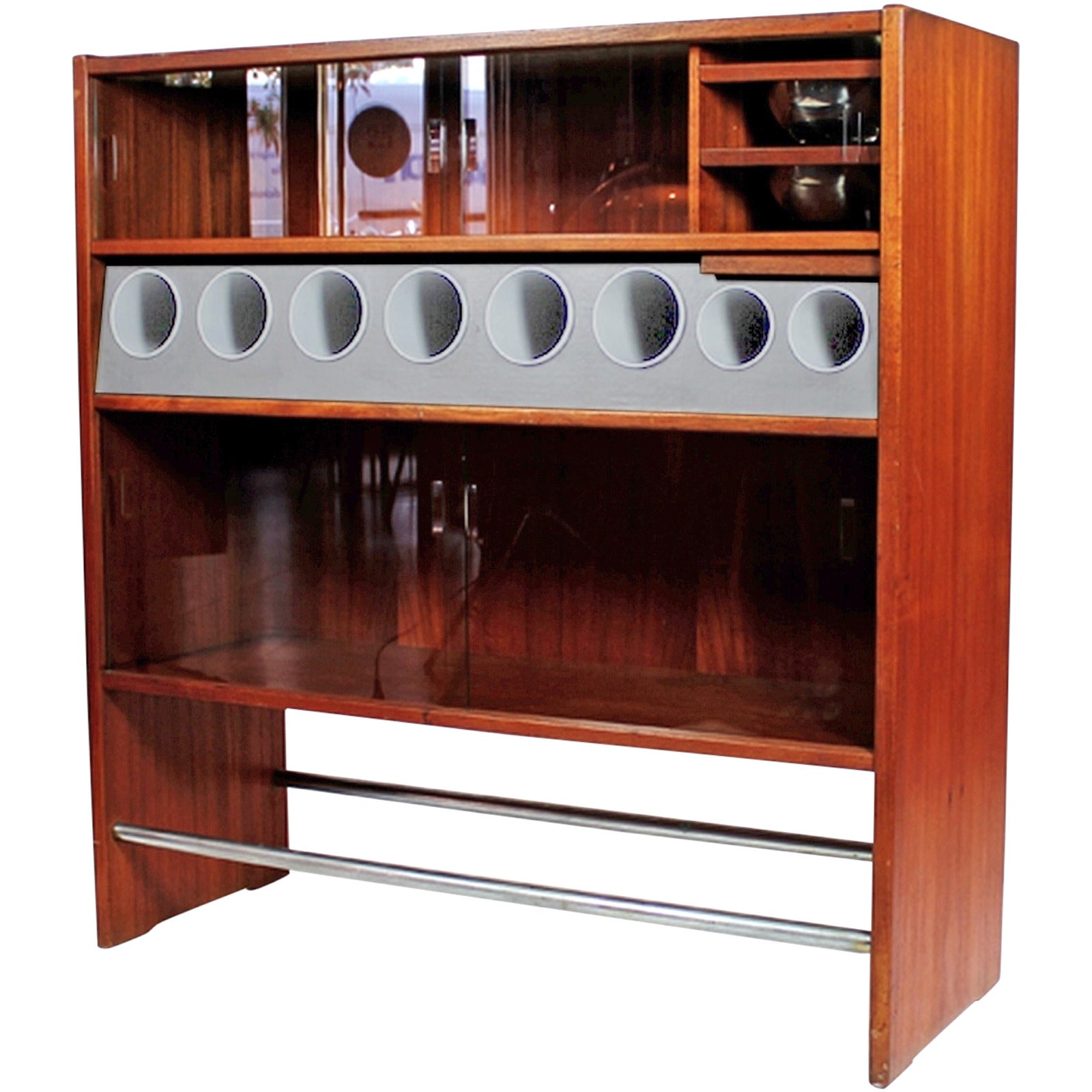 Original 1960s Dry Bar by Erik Buch For Sale