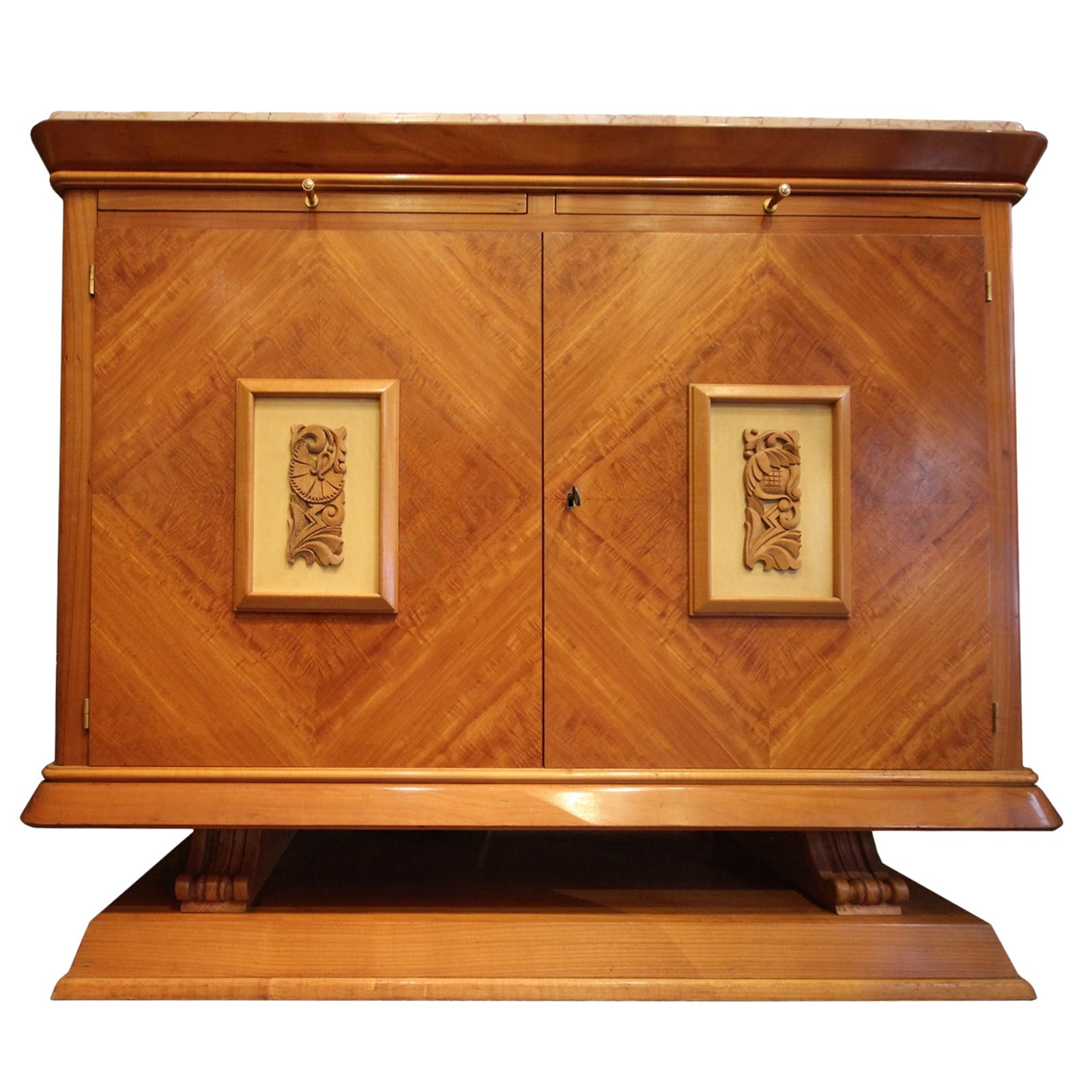 Precious 1940s Cabinet in Sycamore For Sale