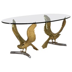 Retro "Eagles" Dining Table by Alain Chervet