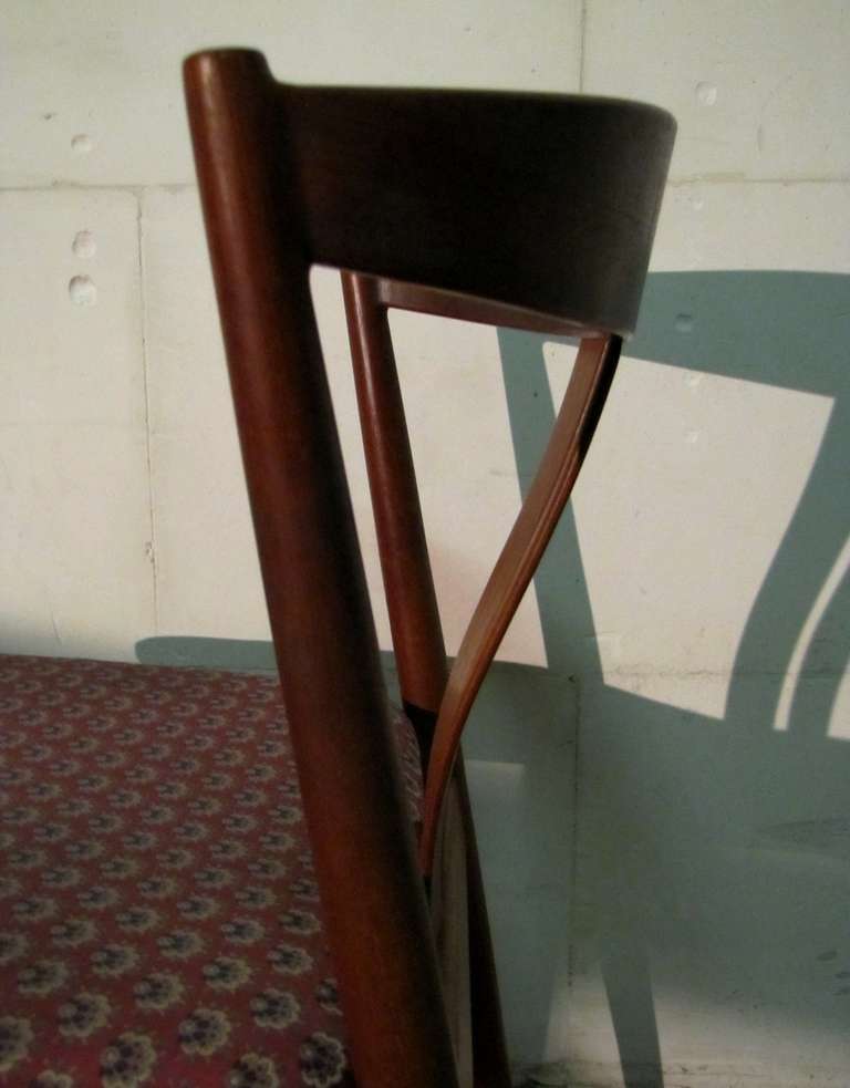 Set Of Six Danish Teak Chairs, 1950 Period. 1