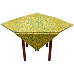 1980's "Memphis" drop leaf table 8